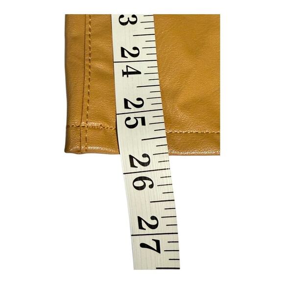 NWOT Veronica Beard Women’s Size 0 (24) Carly Kick Flare Faux Leather Ankle Jean - Picture 9 of 9